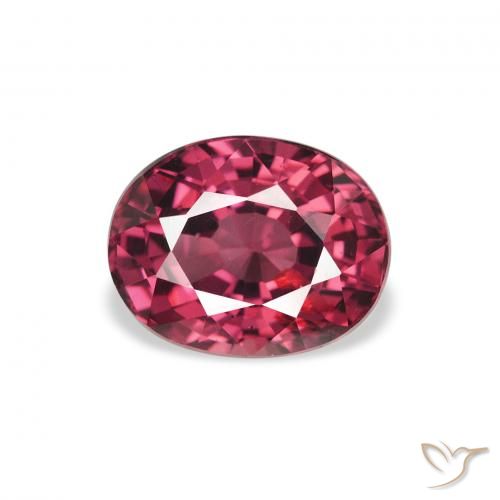 2.29ct Natürlicher Mittelviolett Rhodolith-Granat, Oval, VS
