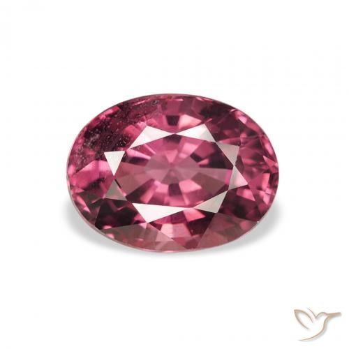 2.46ct Natürlicher Rosa Beere Lila Rhodolith-Granat, Oval, VS