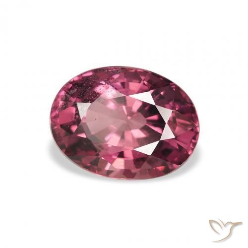 9,17 ctw natürlicher Rosa Beere Lila Rhodolith-Granat, Oval, VS