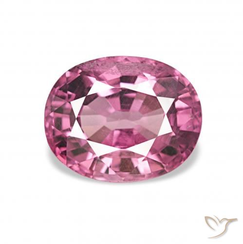 1.57ct Rosaig-lila Rhodolith-Granat, Oval, VS