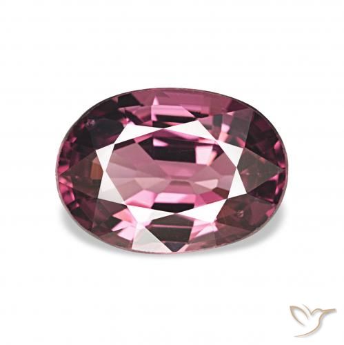 1.28ct Himbeerrot Rhodolith-Granat, Oval, VVS