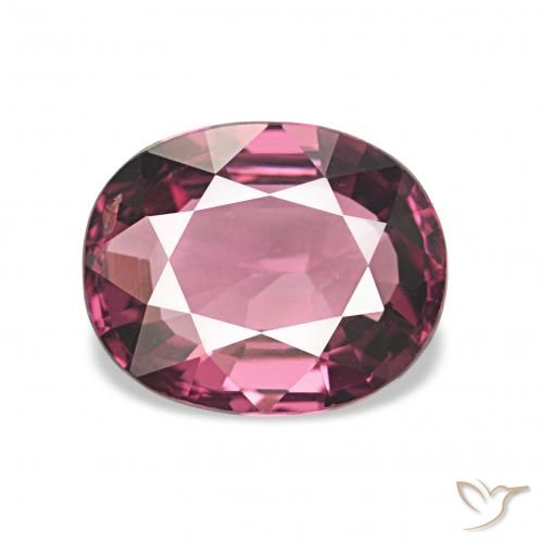 1.58ct Magenta-Rosa Rhodolith-Granat, Oval, VVS