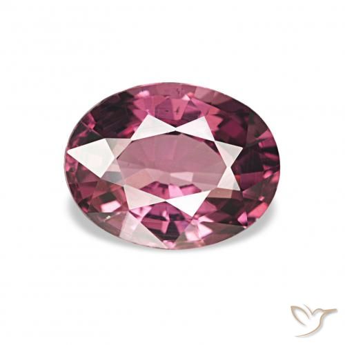 1.12ct Himbeerrot Rhodolith-Granat, Oval, VVS