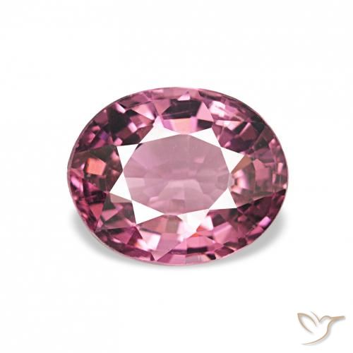 1.11ct Rosaig-lila Rhodolith-Granat, Oval, VVS