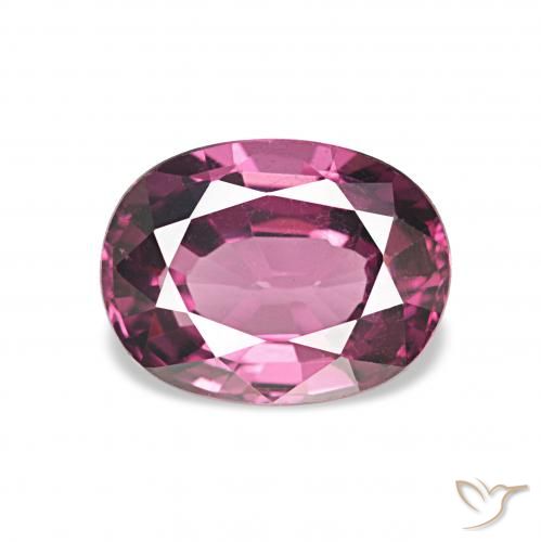 1.35ct Intensives Lila Rhodolith-Granat, Oval, VVS