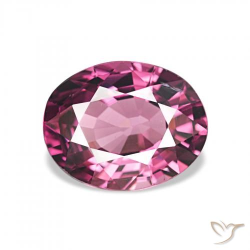1.85ct Intensives Lila Rhodolith-Granat, Oval, VVS