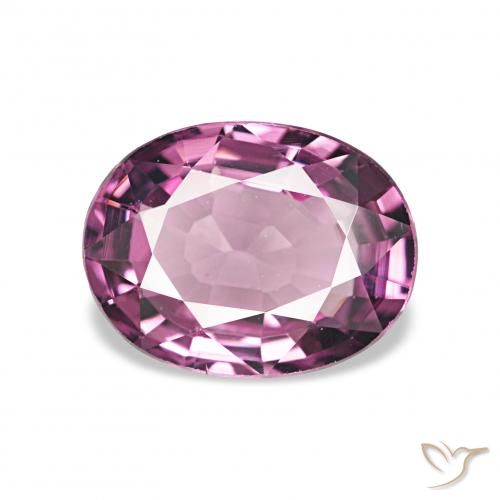 1.26ct rötlich-lila Rhodolith-Granat, Oval, VVS-VS