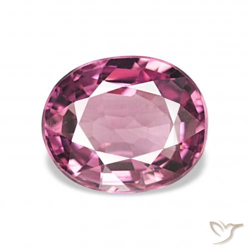 1.54ct Mittelviolett Rhodolith-Granat, Oval, VVS-VS