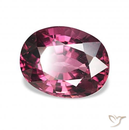 9,17 ctw natürlicher tieflila Rhodolith-Granat, Oval, VVS-VS