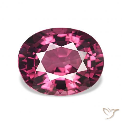2.41ct Helles Beeren Lila Rhodolith-Granat Edelsteine, Oval, VVS-VS