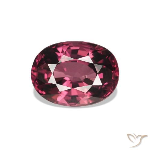 9,17 ctw natürlicher Tiefes Magenta Rhodolith-Granat, Oval, VVS-VS