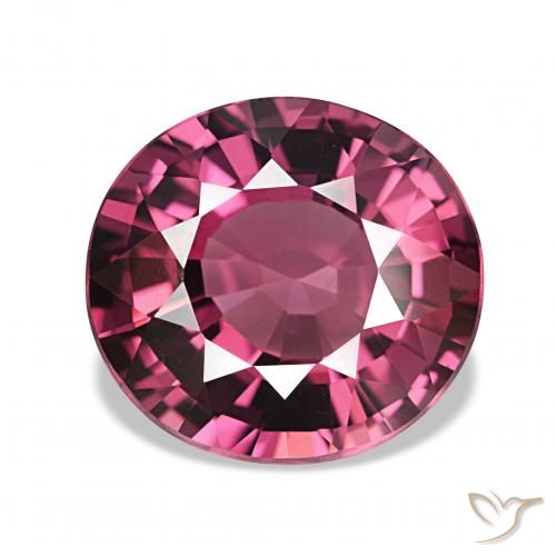 4.09ct Magenta-Rosa Rhodolith-Granat, Oval, VVS