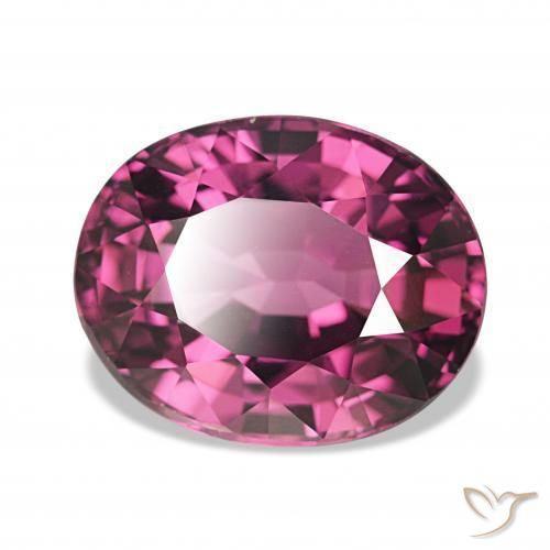 9,17 ctw natürlicher Tiefes Magenta-Pink Rhodolith-Granat, Oval, VVS