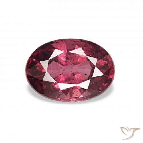 1.04ct Medium Dark-Red Rhodolith-Granat, Oval, VS