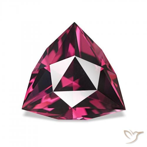 2.20ct rötlich-lila Rhodolith-Granat, Trillion, VVS