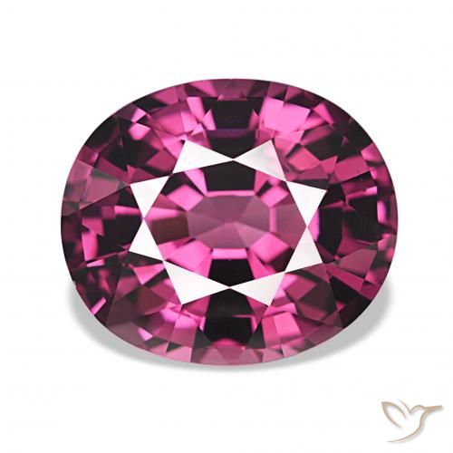 9,17 ctw natürlicher Mittelviolett Rhodolith-Granat, Oval, VVS-VS