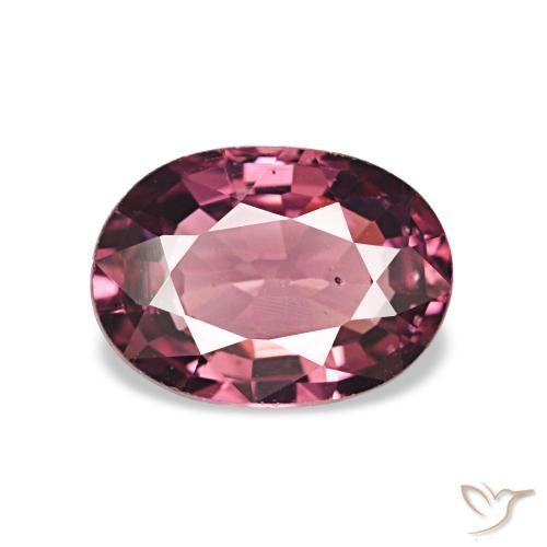 0.98ct Beeren Lila Rhodolith-Granat, Oval, VVS-VS