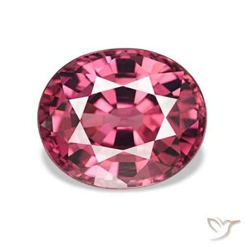 9,17 ctw natürlicher Tiefes Magenta Rhodolith-Granat, Oval, VVS