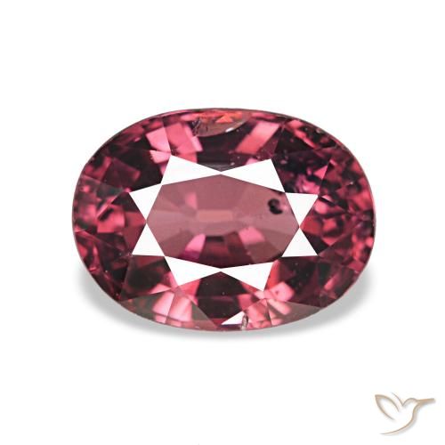 1.24ct Merlot Rot Rhodolith-Granat, Oval, VS