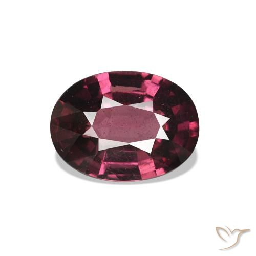 9,17 ctw natürlicher Himbeerrot Rhodolith-Granat, Oval Schliff, VS