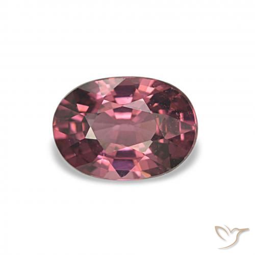 1.29ct Beeren Lila Rhodolith-Granat, Oval, VVS-VS
