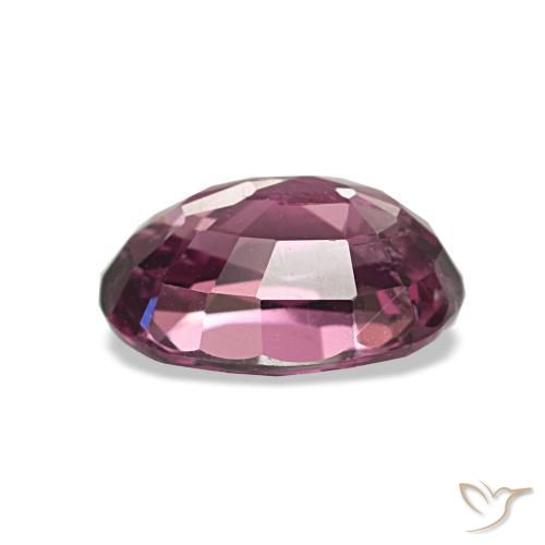 1,06 ctw natürlicher purpurfarbener Rhodolith, Oval Schliff, VS-SI