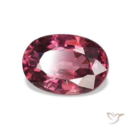 1,23 ctw natürlicher roter Rhodolith, Oval Schliff, VS-SI
