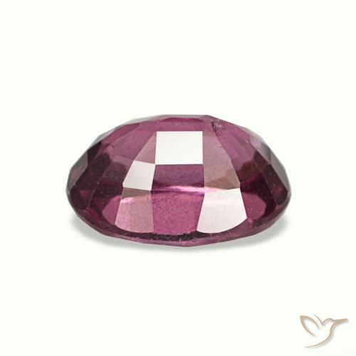 1,10 ctw natürlicher purpurfarbener Rhodolith, Oval Schliff, VS