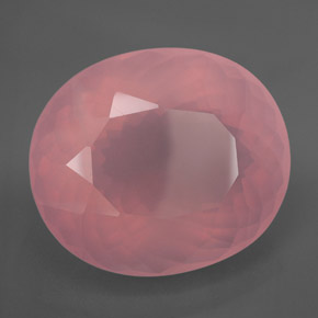 150,95 ctw natürlicher rosafarbener Rosenquarz, Transparent, Transparent / Lichtdurchlässig