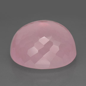216,65 ctw natürlicher rosafarbener Rosenquarz, Transparent, Transparent / Lichtdurchlässig