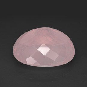139,70 ctw natürlicher rosafarbener Rosenquarz, Transparent, Transparent / Lichtdurchlässig