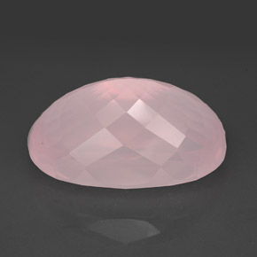 138,35 ctw natürlicher rosafarbener Rosenquarz, Transparent, Transparent / Lichtdurchlässig