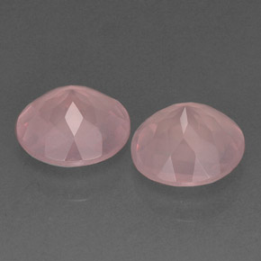 ct natürliche rosafarbener Rosenquarz-Edelsteine, Transparent, Transparent / Lichtdurchlässig