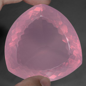 528,00 ctw natürlicher rosafarbener Rosenquarz, Transparent, Transparent / Lichtdurchlässig