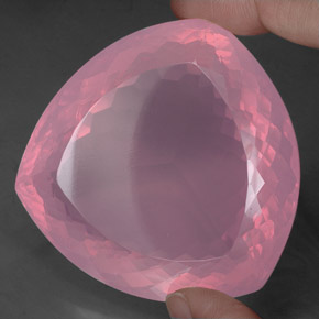 528,00 ctw natürlicher rosafarbener Rosenquarz, Transparent, Transparent / Lichtdurchlässig