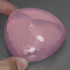528,00 ctw natürlicher rosafarbener Rosenquarz, Transparent, Transparent / Lichtdurchlässig