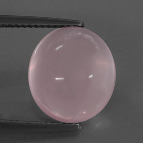 10,14 ctw natürlicher rosafarbener Rosenquarz, Transparent, Transparent / Lichtdurchlässig
