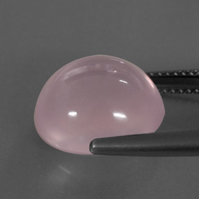 10,14 ctw natürlicher rosafarbener Rosenquarz, Transparent, Transparent / Lichtdurchlässig