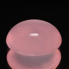 11,72 ctw natürlicher rosafarbener Rosenquarz, Transparent, Transparent / Lichtdurchlässig