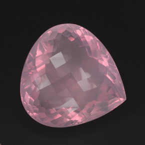 421,95 ctw natürlicher rosafarbener Rosenquarz, Transparent, Transparent / Lichtdurchlässig