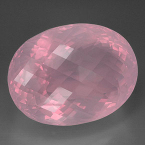 223,50 ctw natürlicher rosafarbener Rosenquarz, Transparent, Transparent / Lichtdurchlässig