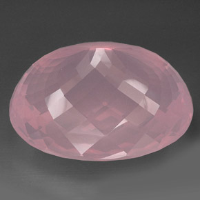223,50 ctw natürlicher rosafarbener Rosenquarz, Transparent, Transparent / Lichtdurchlässig