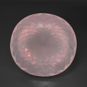 170,60 ctw natürlicher rosafarbener Rosenquarz, Transparent, Transparent / Lichtdurchlässig