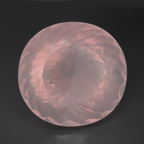 170,60 ctw natürlicher rosafarbener Rosenquarz, Transparent, Transparent / Lichtdurchlässig