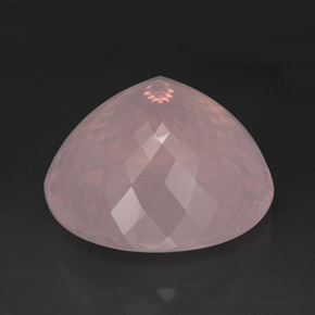 170,60 ctw natürlicher rosafarbener Rosenquarz, Transparent, Transparent / Lichtdurchlässig
