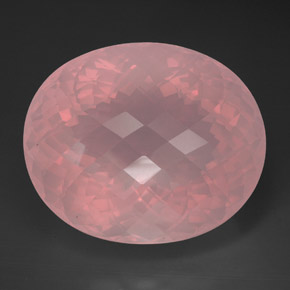 173,95 ctw natürlicher rosafarbener Rosenquarz, Transparent, Transparent / Lichtdurchlässig