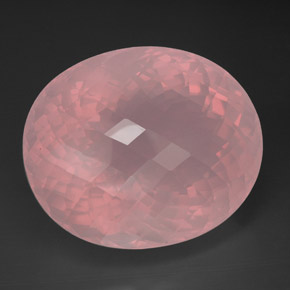 173,95 ctw natürlicher rosafarbener Rosenquarz, Transparent, Transparent / Lichtdurchlässig