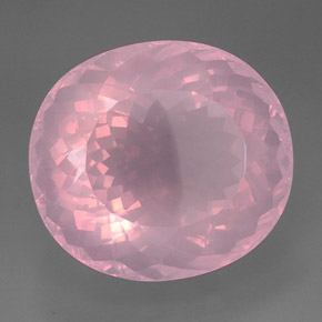177,70 ctw natürlicher rosafarbener Rosenquarz, Transparent, Transparent / Lichtdurchlässig