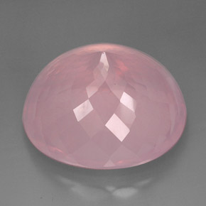 177,70 ctw natürlicher rosafarbener Rosenquarz, Transparent, Transparent / Lichtdurchlässig