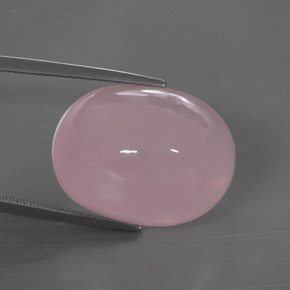 39,28 ctw natürlicher rosafarbener Rosenquarz, Transparent, Transparent / Lichtdurchlässig